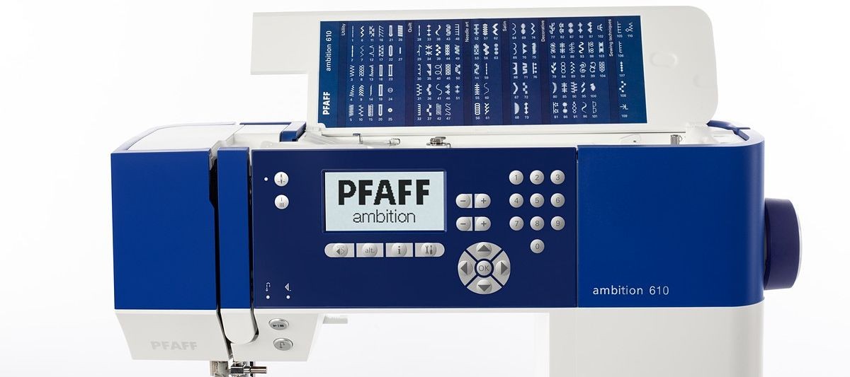 Pfaff, Ambition 610 Nähmaschine mit IDT-System